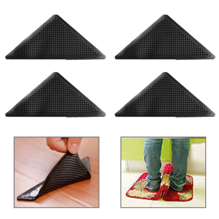 Set 4 pezzi tappeti lavabili antiscivolo in silicone