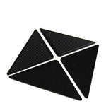 4 pezzi/set tappeto lavabile antiscivolo riciclabile per soggiorno, bagno di casa, Washable Rug