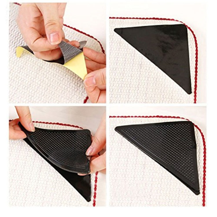 4 pezzi/set tappeto lavabile antiscivolo riciclabile per soggiorno, bagno di casa, Washable Rug