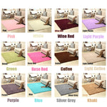 Tappeto Shaggy per soggiorno Casa Tappeti caldi in peluche Tappeti soffici Tappeto per camera dei bambini in pelliccia sintetica, 60x120cm, 80x120cm, 80x160cm, 80x200cm