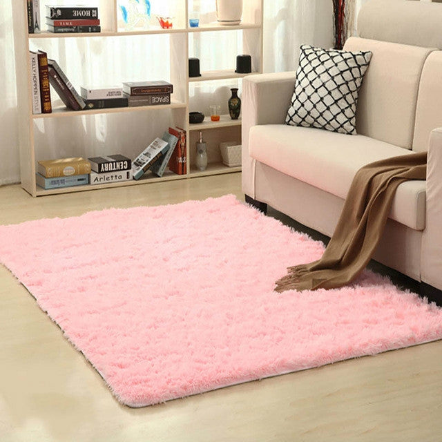 Tappeto Shaggy per soggiorno Casa Tappeti caldi in peluche Tappeti soffici Tappeto per camera dei bambini in pelliccia sintetica, 60x120cm, 80x120cm, 80x160cm, 80x200cm