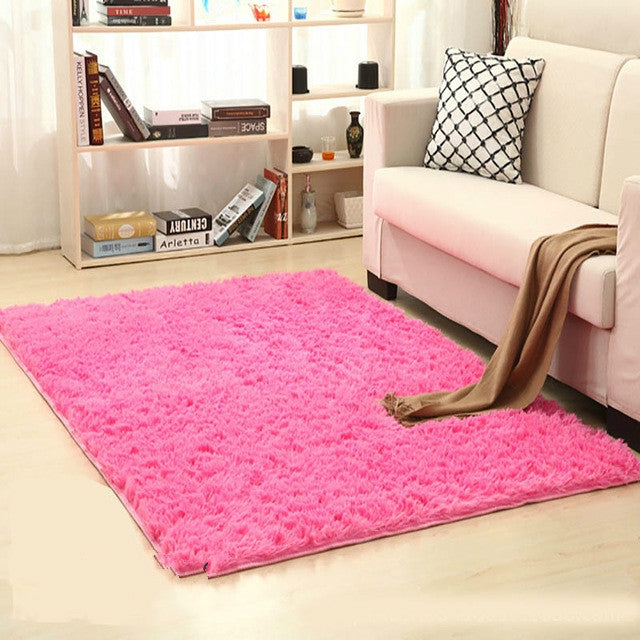 Tappeto Shaggy per soggiorno Casa Tappeti caldi in peluche Tappeti soffici Tappeto per camera dei bambini in pelliccia sintetica, 60x120cm, 80x120cm, 80x160cm, 80x200cm