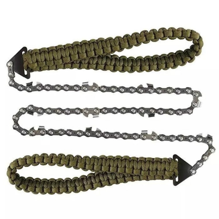 Motoseghe a mano per sport all'aria aperta Corda per ombrello intrecciata Sega tascabile per sopravvivenza in campeggio, Umbrella Rope