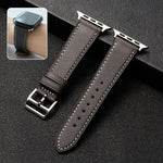 Cinturino per cinturino in pelle di vacchetta da lavoro, For Apple Watch Series 8&7 41mm / SE 2&6&SE&5&4 40mm / 3&2&1 38mm, For Apple Watch Series 6&SE&5&4 44mm / 3&2&1 42mm, For Apple Watch Series 6&SE& 5&4 40mm / 3 & 2 & 1 38mm