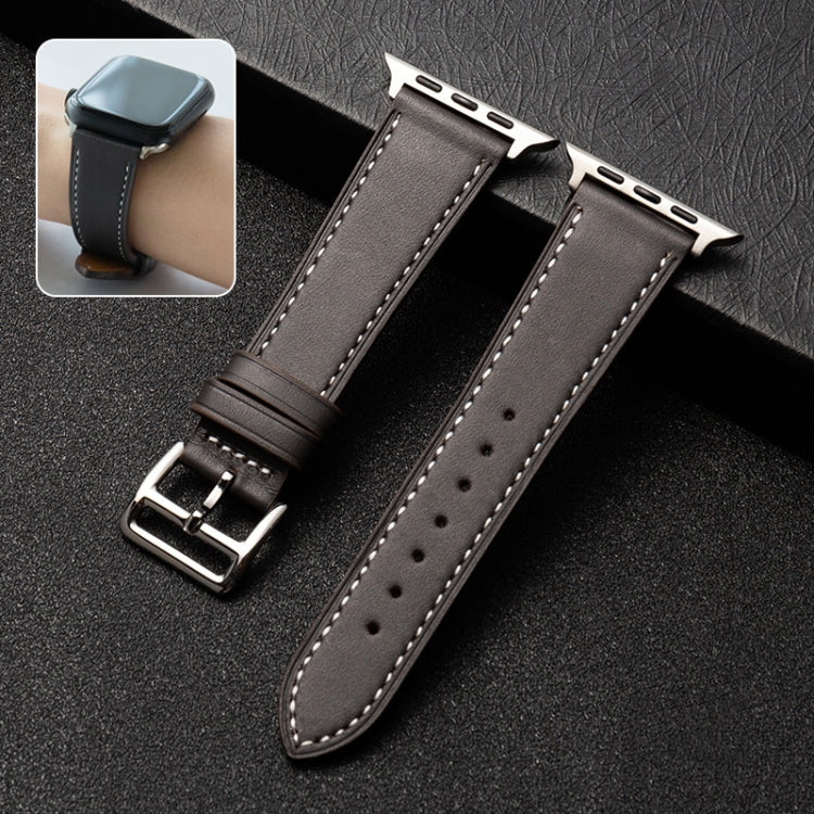 Cinturino in pelle di vacchetta per Apple Watch 38-44mm