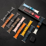 Cinturino in pelle di vacchetta per Apple Watch 38-44mm