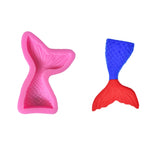 Stampo in silicone liquido per mini coda di sirena da 5 pezzi, Small (Pink) 15-95, Large (Pink) 15-94, Small (Gray) 15-95, Large (Gray) 15-94