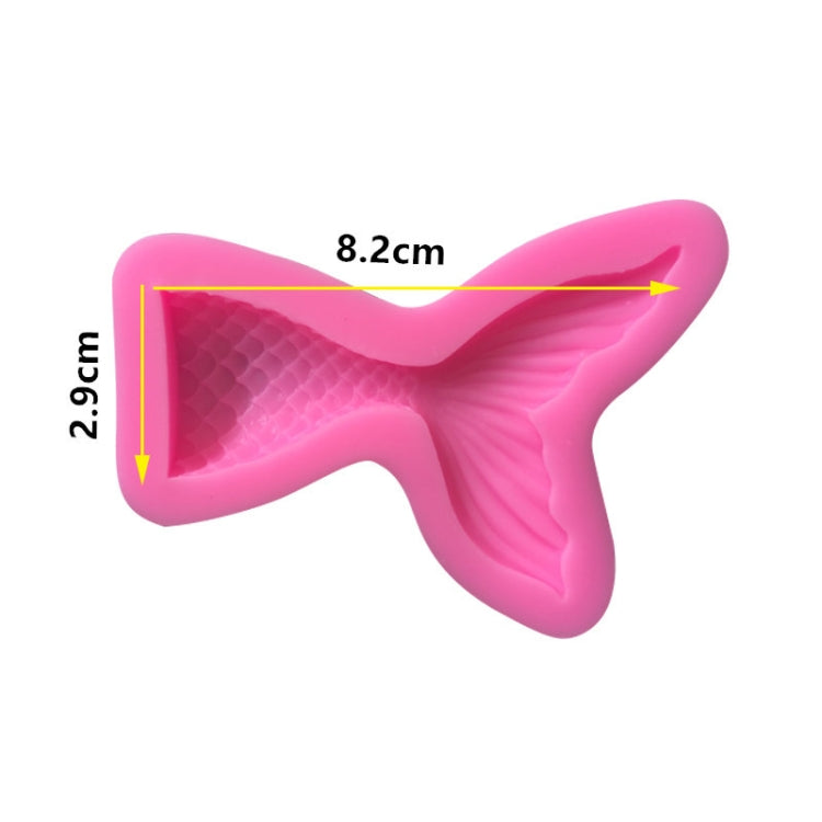 Stampo in silicone liquido per mini coda di sirena da 5 pezzi, Small (Pink) 15-95, Large (Pink) 15-94, Small (Gray) 15-95, Large (Gray) 15-94