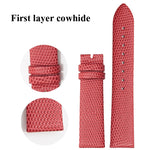Catena Sottile Dell'orologio Con Cinturino In Vitello Motivo Lucertola, Strap Width  12mm, Strap Width  14mm, Strap Width  16mm, Strap Width  18mm, Strap Width  20mm