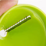 Imbuto da cucina modello affettatrice a spirale affettatrice per verdure e carota, Carrot Cutter(Green), Carrot Cutter(Red)