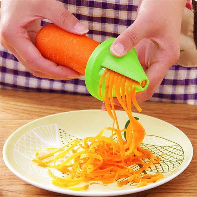 Imbuto da cucina modello affettatrice a spirale affettatrice per verdure e carota, Carrot Cutter(Green), Carrot Cutter(Red)