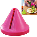 Imbuto da cucina modello affettatrice a spirale affettatrice per verdure e carota, Carrot Cutter(Green), Carrot Cutter(Red)