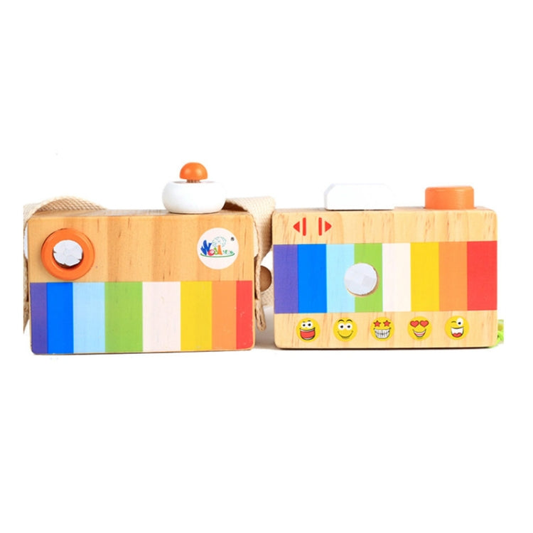 Mini giocattolo in legno per fotocamera reflex SLR per cartoni animati, regalo per bambini