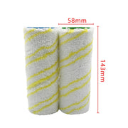 1 Pair HJ-PJ-0118 Washing Machine Accessories Cleaning Brush Set Roller Set for Karcher FC3D FC5