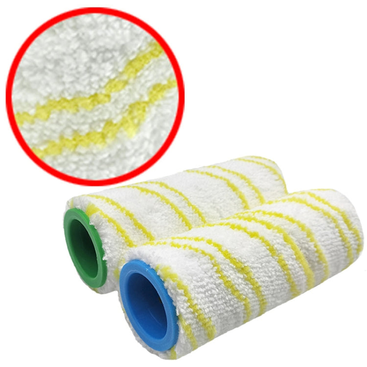 1 Pair HJ-PJ-0118 Washing Machine Accessories Cleaning Brush Set Roller Set for Karcher FC3D FC5