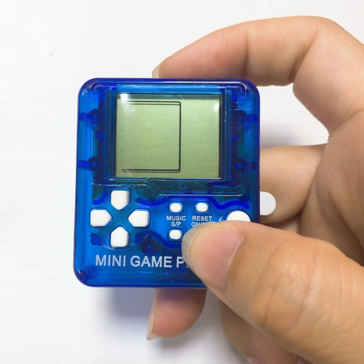 Mini console di gioco portatile 4 pezzi con portachiavi