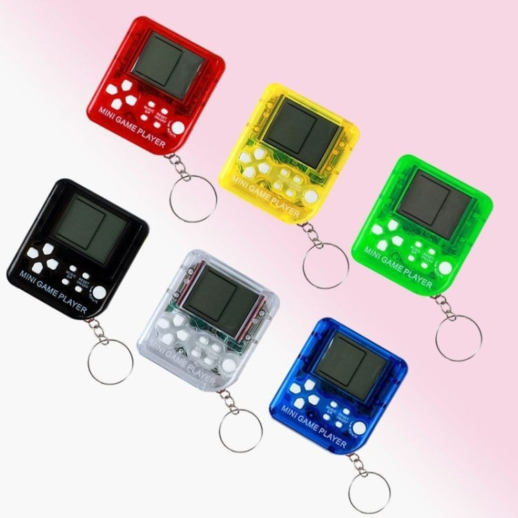 Mini console di gioco portatile 4 pezzi con portachiavi