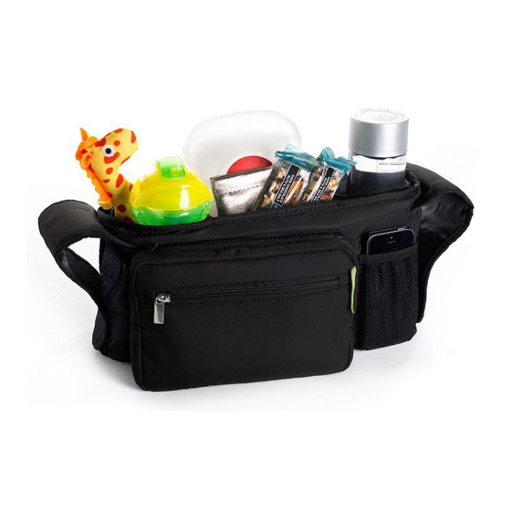 Borsa da appendere per passeggino Borsa da appendere di grande capacità Borsa da appendere pieghevole per cestello portaoggetti, Stroller Storage Bag