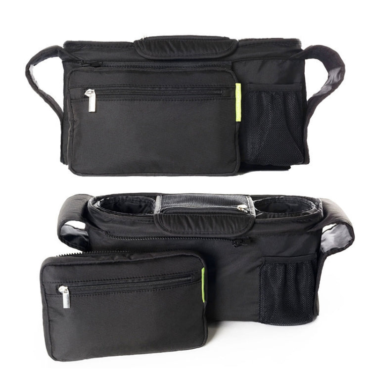 Borsa da appendere per passeggino Borsa da appendere di grande capacità Borsa da appendere pieghevole per cestello portaoggetti, Stroller Storage Bag