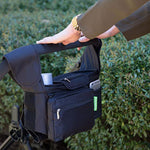 Borsa da appendere per passeggino Borsa da appendere di grande capacità Borsa da appendere pieghevole per cestello portaoggetti, Stroller Storage Bag