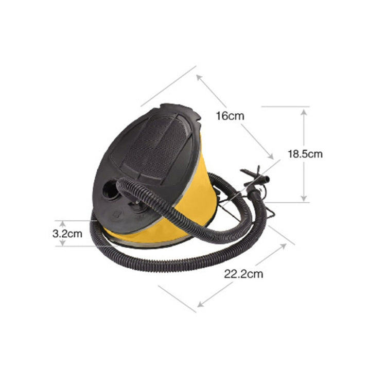 Pompa a pedale 3L Pompa gonfiabile a pedale per lettino gonfiabile / Salvagente / Kayak, Foot-Operated Inflatable Pump