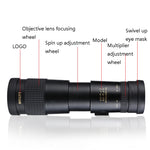 Telescopio LUXUN 10-30x40 per smartphone compatibili