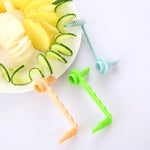 Tagliapatate per verdure con affettatrice a spirale per carote, Carrot Spiral Slicer (Green), Carrot Spiral Slicer (Blue)