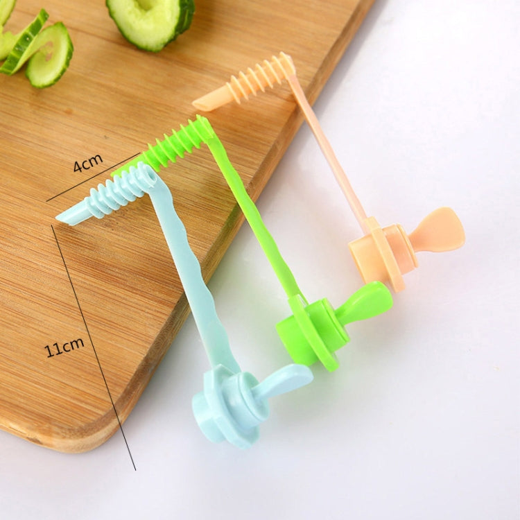 Tagliapatate per verdure con affettatrice a spirale per carote, Carrot Spiral Slicer (Green), Carrot Spiral Slicer (Blue)