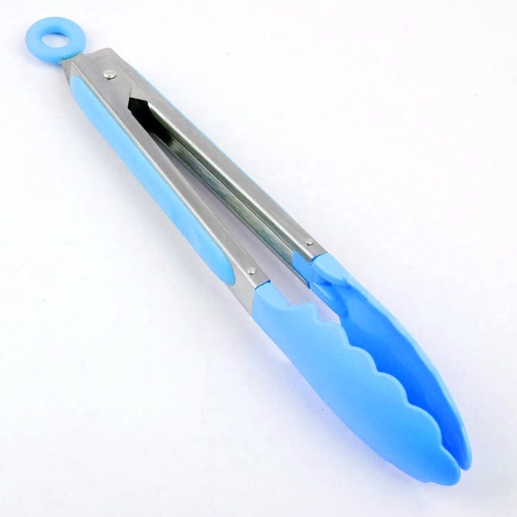 Clip per alimenti in silicone con manico in acciaio inox 28 cm