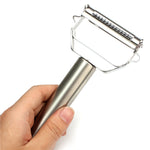 Grattugia a doppia pialla per pelare verdure multifunzione in acciaio inox, Double Planing Grater