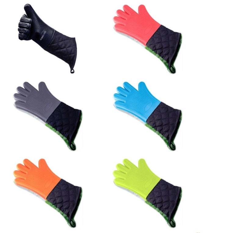 Guanti isolanti in silicone antiscivolo per forno 44,5 cm