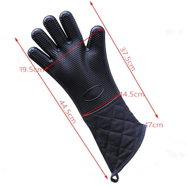 Guanti isolanti in silicone antiscivolo per forno 44,5 cm