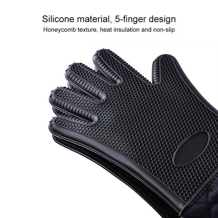 Guanti isolanti in silicone antiscivolo per forno 44,5 cm