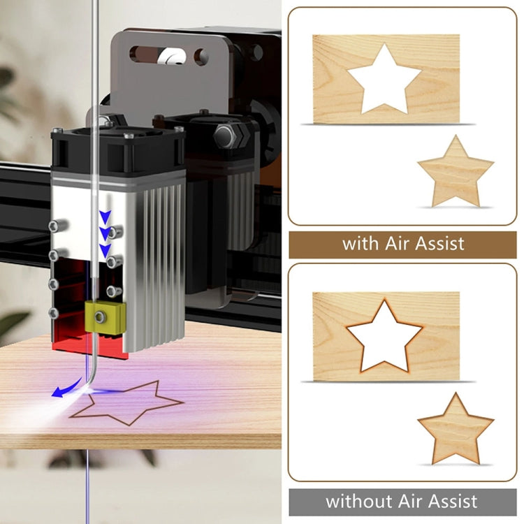 Pompa Air Assist per incisione laser NEJE con EU e US Plug