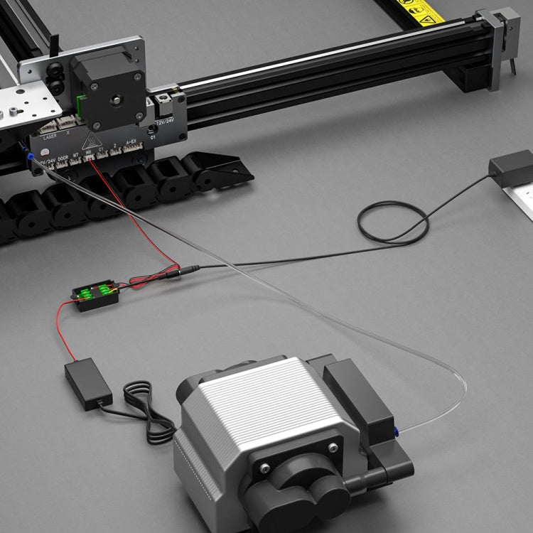 Pompa Air Assist per incisione laser NEJE con EU e US Plug