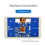 Display touch capacitivo IPS 7" 800x480 con interfaccia DSI