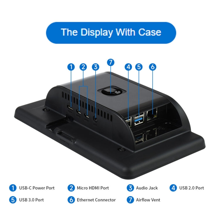 Display touch capacitivo IPS 7" 800x480 con interfaccia DSI