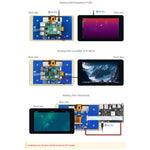 Display touch capacitivo IPS 7" 800x480 con interfaccia DSI