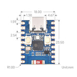 Mini scheda sviluppo Waveshare ESP32-C3 2.4GHz
