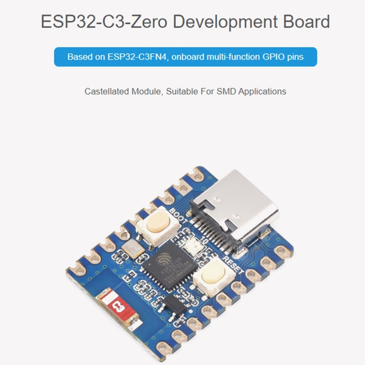 Mini scheda sviluppo Waveshare ESP32-C3 2.4GHz