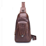 BUFF CAPTAIN 110 Borsa a tracolla in pelle da uomo Borsa a tracolla multifunzione in pelle di vacchetta di primo strato