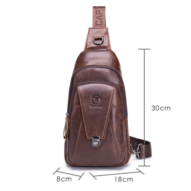 BUFF CAPTAIN 110 Borsa a tracolla in pelle da uomo Borsa a tracolla multifunzione in pelle di vacchetta di primo strato