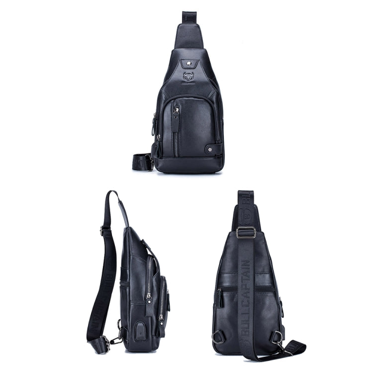 BUFF CAPTAIN 129 Borsa a tracolla morbida da uomo in pelle bovina di primo strato Borsa a tracolla casual di grande capacità per esterni