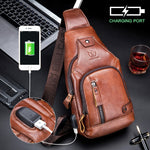 BUFF CAPTAIN 129 Borsa a tracolla morbida da uomo in pelle bovina di primo strato Borsa a tracolla casual di grande capacità per esterni