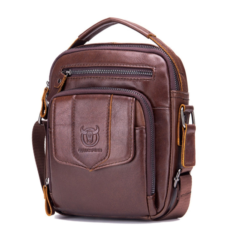 BUFF CAPTAIN 777 Borsa a tracolla in pelle da uomo Cartella retrò di grande capacità in pelle bovina di primo strato