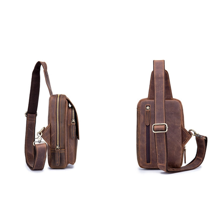 BUFF CAPTAIN 133 Borsa a tracolla retrò in pelle da uomo Borsa in pelle diagonale, 133