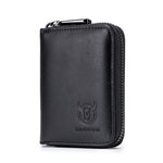 BUFF CAPTAIN 05 Borsa per carte in pelle a strati di testa Pacchetto per carte di patente di guida in pelle casual da uomo