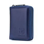 BUFF CAPTAIN 05 Borsa per carte in pelle a strati di testa Pacchetto per carte di patente di guida in pelle casual da uomo
