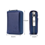 BUFF CAPTAIN 05 Borsa per carte in pelle a strati di testa Pacchetto per carte di patente di guida in pelle casual da uomo