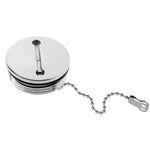 Tappo di ricambio per bocchettone di riempimento del ponte della barca in acciaio inossidabile + accessori di ricambio per la barca a catena, Cap + Chain